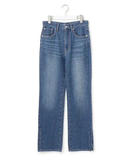 L size ONWARD(大きいサイズ) / エルサイズオンワード デニムパンツ | 【SLOW/一部店舗限定】スリット ストレート デニム | 詳細23