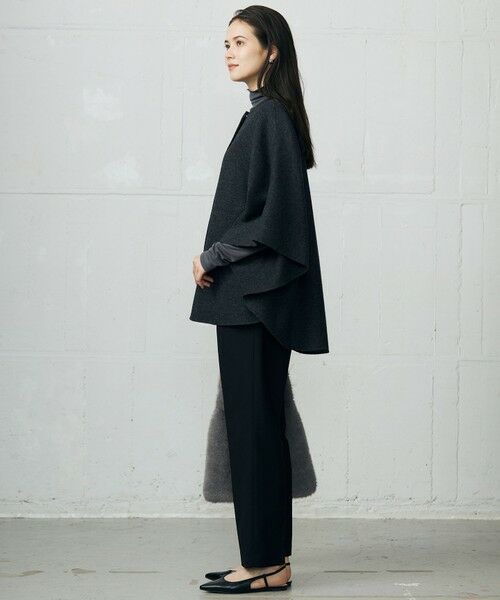 L size ONWARD(大きいサイズ) / エルサイズオンワード その他パンツ | 【SHIHOさん着用】TRスラブツイルテーパード パンツ | 詳細29