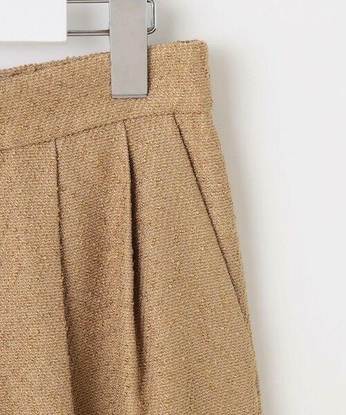 L size ONWARD(大きいサイズ) / エルサイズオンワード その他パンツ | 【17号サイズまで展開・SHIHOさん着用】ブライトリングツイード2タッククロップド パンツ | 詳細17