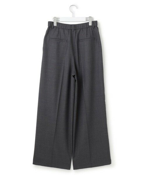 L size ONWARD(大きいサイズ) / エルサイズオンワード その他パンツ | 【滝沢眞規子さん着用/VERY掲載/洗える】TWビエラ タック ワイド パンツ | 詳細12