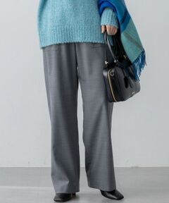 L size ONWARD(大きいサイズ) / エルサイズオンワード その他パンツ | 【洗える】ナチュラルストレッチサキソニー ベイカー ドロスト パンツ