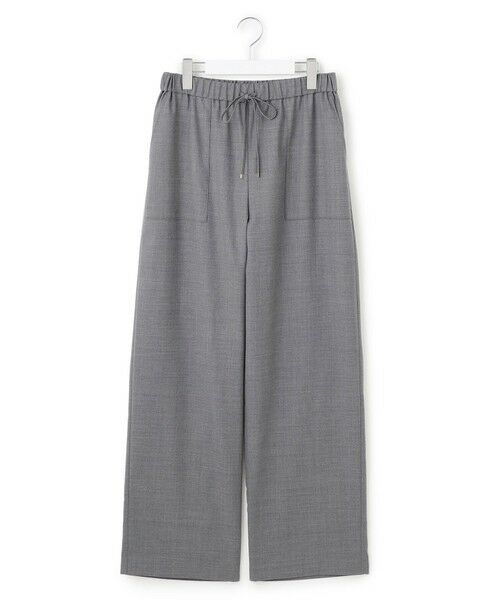 L size ONWARD(大きいサイズ) / エルサイズオンワード その他パンツ | 【洗える】ナチュラルストレッチサキソニー ベイカー ドロスト パンツ | 詳細18