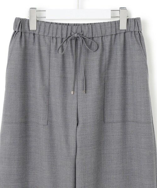 L size ONWARD(大きいサイズ) / エルサイズオンワード その他パンツ | 【洗える】ナチュラルストレッチサキソニー ベイカー ドロスト パンツ | 詳細20