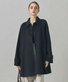 大きいサイズ XLピューテリー PARIS ステンカラーコート 黒 リモンタ 大きいサイズ XLピューテリー PARIS ステンカラーコート 黒
