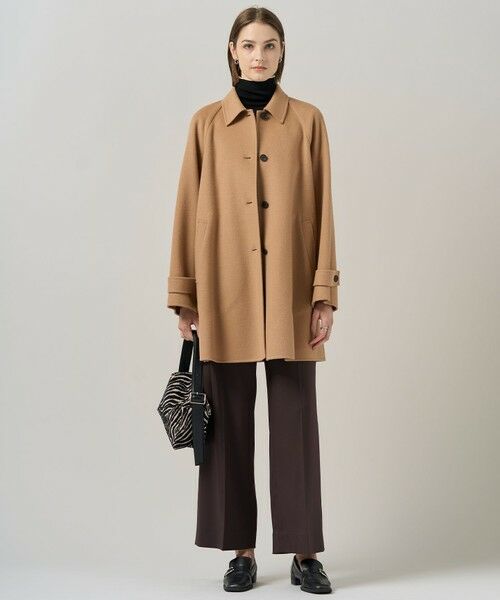 L size ONWARD(大きいサイズ) / エルサイズオンワード ステンカラーコート | WoolRever  ステンカラーコート | 詳細3