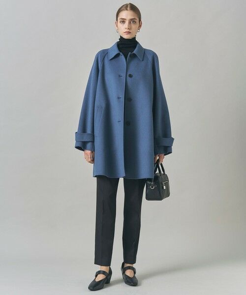 L size ONWARD(大きいサイズ) / エルサイズオンワード ステンカラーコート | WoolRever  ステンカラーコート | 詳細6