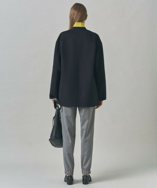 L size ONWARD(大きいサイズ) / エルサイズオンワード その他アウター | WoolRever ノーカラーショートコート | 詳細11