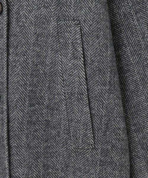 L size ONWARD(大きいサイズ) / エルサイズオンワード その他アウター | WoolRever ノーカラーショートコート | 詳細21