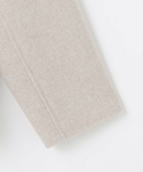 L size ONWARD(大きいサイズ) / エルサイズオンワード その他アウター | ウールナイロンリバー ノーカラー コート | 詳細8