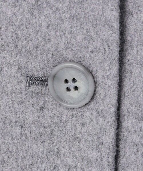 L size ONWARD(大きいサイズ) / エルサイズオンワード その他アウター | ウールナイロンリバー テーラード コート | 詳細10