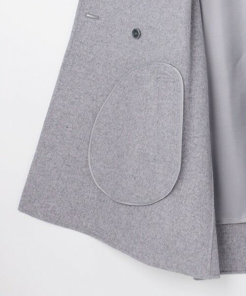 L size ONWARD(大きいサイズ) / エルサイズオンワード その他アウター | ウールナイロンリバー テーラード コート | 詳細13