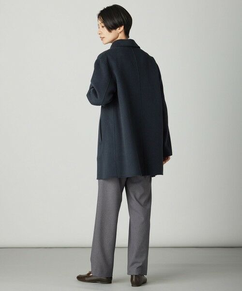 L size ONWARD(大きいサイズ) / エルサイズオンワード その他アウター | ウールナイロンリバー テーラード コート | 詳細24