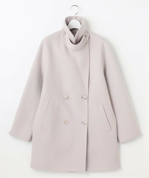 L size ONWARD(大きいサイズ) / エルサイズオンワード その他アウター | 【17号サイズまで展開】ウールリバーダブルブレストコート | 詳細16