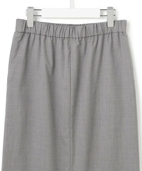 L size ONWARD(大きいサイズ) / エルサイズオンワード ミニ・ひざ丈スカート | 【洗える】T/Wブロード ナロースカート | 詳細6