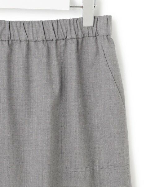 L size ONWARD(大きいサイズ) / エルサイズオンワード ミニ・ひざ丈スカート | 【洗える】T/Wブロード ナロースカート | 詳細7