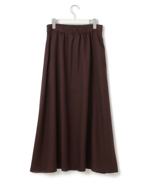 L size ONWARD(大きいサイズ) / エルサイズオンワード ミニ・ひざ丈スカート | 【洗える】 シアービエラ フレアスカート | 詳細10