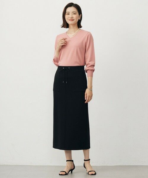 L size ONWARD(大きいサイズ) / エルサイズオンワード ミニ・ひざ丈スカート | 【WEB限定】リブダンボール スカート | 詳細13