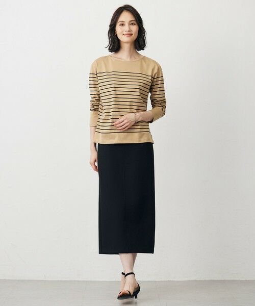 L size ONWARD(大きいサイズ) / エルサイズオンワード ミニ・ひざ丈スカート | 【WEB限定】リブダンボール スカート | 詳細15