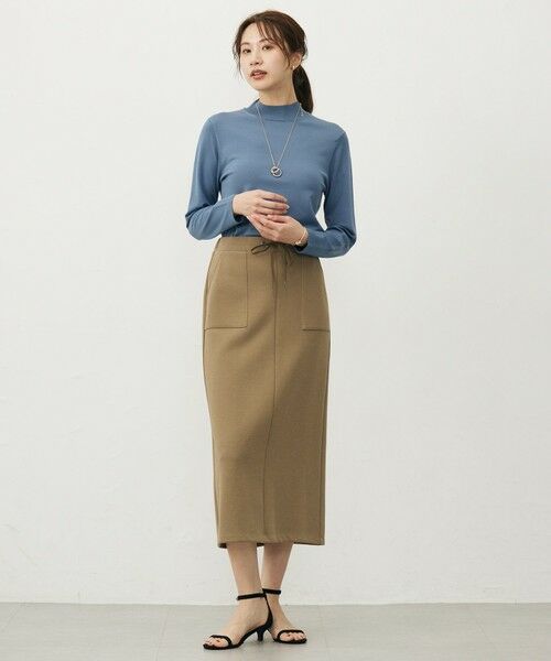 L size ONWARD(大きいサイズ) / エルサイズオンワード ミニ・ひざ丈スカート | 【WEB限定】リブダンボール スカート | 詳細20