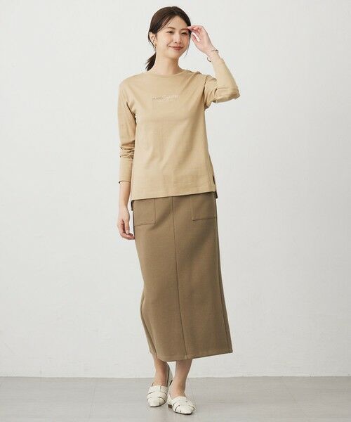 L size ONWARD(大きいサイズ) / エルサイズオンワード ミニ・ひざ丈スカート | 【WEB限定】リブダンボール スカート | 詳細21