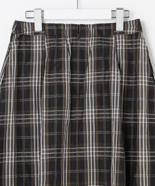 L size ONWARD(大きいサイズ) / エルサイズオンワード ミニ・ひざ丈スカート | ハイマルチタフタ チェック フレアスカート | 詳細8