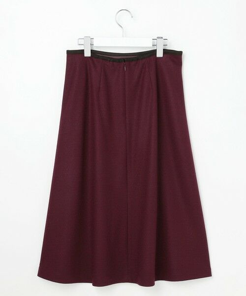 L size ONWARD(大きいサイズ) / エルサイズオンワード ミニ・ひざ丈スカート | ウールスムース スカート | 詳細9