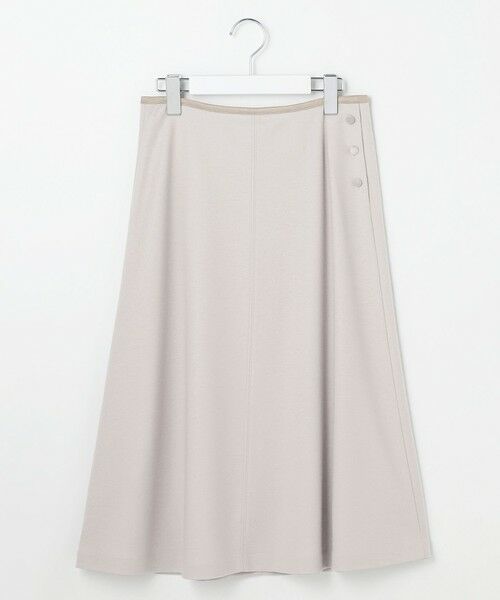 L size ONWARD(大きいサイズ) / エルサイズオンワード ミニ・ひざ丈スカート | ウールスムース スカート | 詳細20