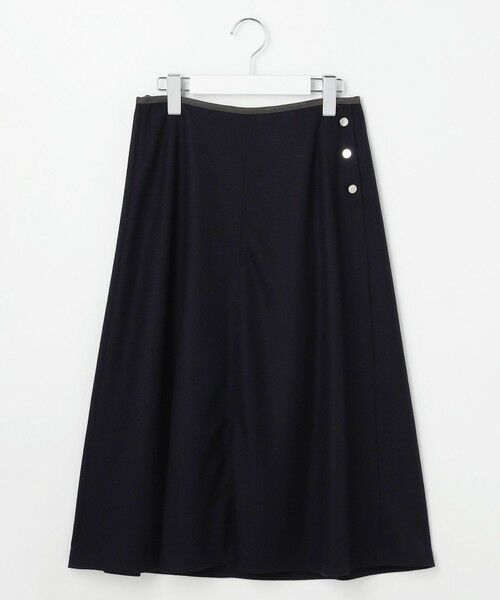 L size ONWARD(大きいサイズ) / エルサイズオンワード ミニ・ひざ丈スカート | ウールスムース スカート | 詳細22