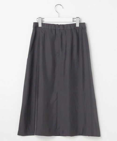 L size ONWARD(大きいサイズ) / エルサイズオンワード ミニ・ひざ丈スカート | CUPRAツイル タック スカート | 詳細4