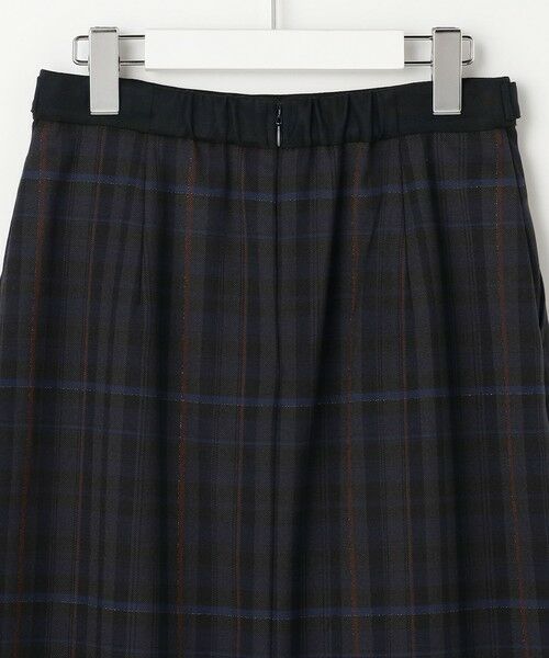 L size ONWARD(大きいサイズ) / エルサイズオンワード ミニ・ひざ丈スカート | milledタータンラメチェック ナロー スカート | 詳細10