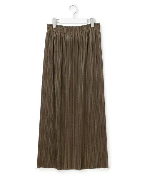 L size ONWARD(大きいサイズ) / エルサイズオンワード ミニ・ひざ丈スカート | 【SLOW/一部店舗限定】トリコットプリーツ Iライン スカート | 詳細7