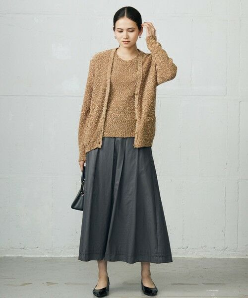 L size ONWARD(大きいサイズ) / エルサイズオンワード ミニ・ひざ丈スカート | 【カタログ掲載】ラスタータイプライター スカート | 詳細13