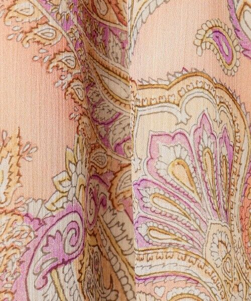 L size ONWARD(大きいサイズ) / エルサイズオンワード ミニ・ひざ丈スカート | 【洗える】Erica クレープペイズリープリント スカート | 詳細18