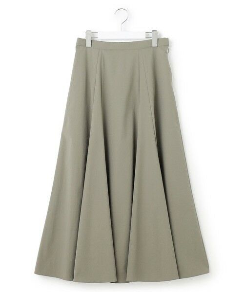 L size ONWARD(大きいサイズ) / エルサイズオンワード ミニ・ひざ丈スカート | 【洗える】ストレッチタイプライター フレア スカート | 詳細13