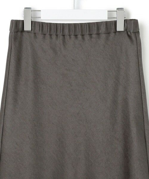 L size ONWARD(大きいサイズ) / エルサイズオンワード ミニ・ひざ丈スカート | 【VERY11月号掲載/洗える】ヴィンテージダブルサテン ナロー スカート | 詳細17