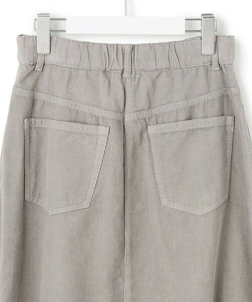 L size ONWARD(大きいサイズ) / エルサイズオンワード ミニ・ひざ丈スカート | 【Oggi11月号掲載/洗える】コットン コーデュロイ スカート | 詳細9