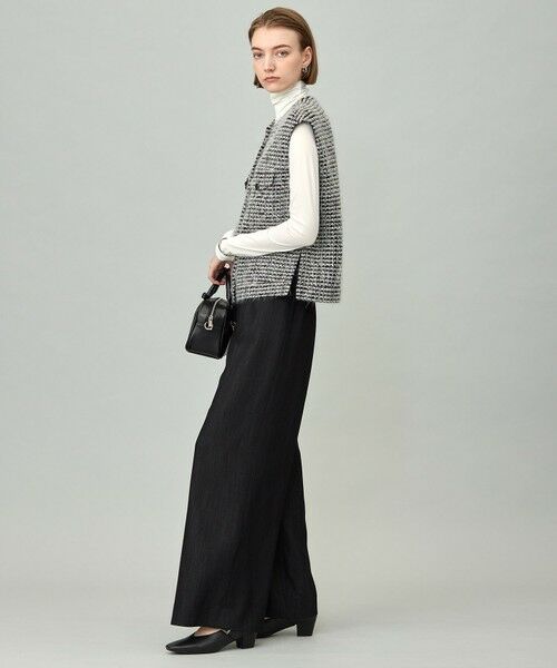 L size ONWARD(大きいサイズ) / エルサイズオンワード ベスト | フェザーツイード ベスト | 詳細8