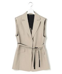 L size ONWARD(大きいサイズ) / エルサイズオンワード ベスト | 【WEB＆一部店舗限定】SerikaWorsted  テーラードジレ