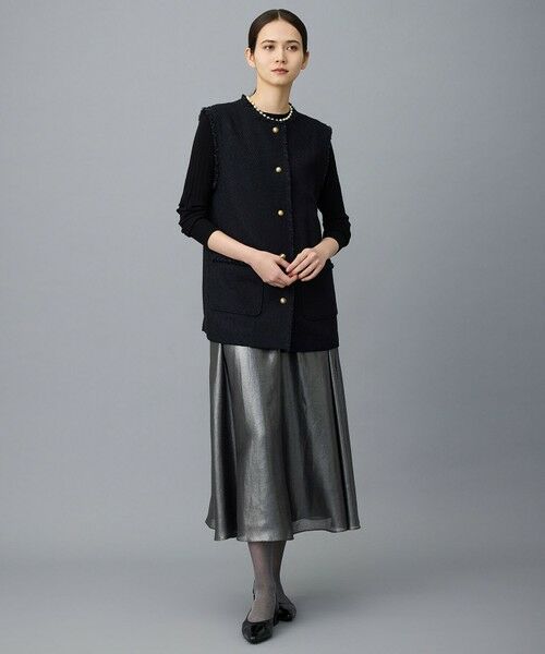 L size ONWARD(大きいサイズ) / エルサイズオンワード ベスト | 【カタログ掲載】ブライトリングツイード ジレ | 詳細15