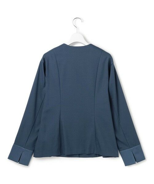 L size ONWARD(大きいサイズ) / エルサイズオンワード シャツ・ブラウス | 【裏起毛】 ウォームサテン カーディガンブラウス | 詳細11