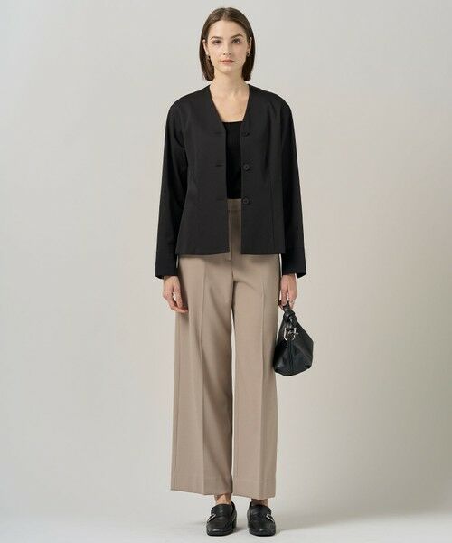 L size ONWARD(大きいサイズ) / エルサイズオンワード シャツ・ブラウス | 【裏起毛】 ウォームサテン カーディガンブラウス | 詳細22