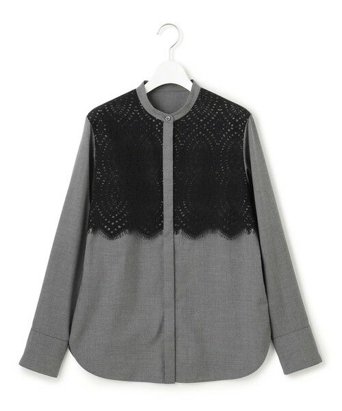 L size ONWARD(大きいサイズ) / エルサイズオンワード シャツ・ブラウス | 【洗える】 レースコンビブラウス | 詳細4