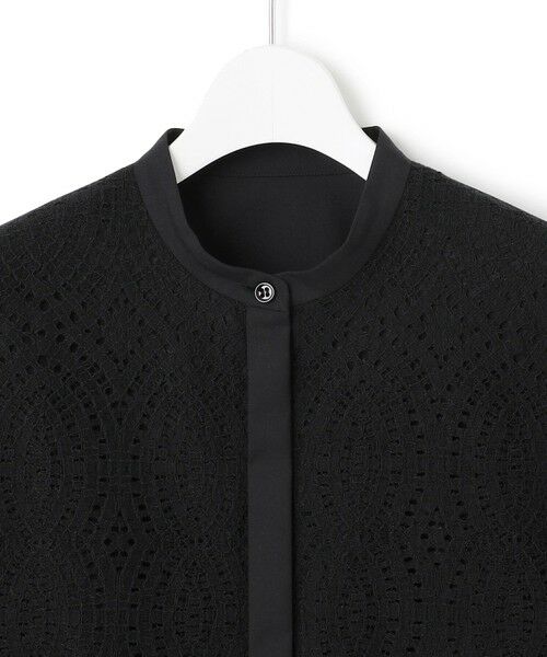 L size ONWARD(大きいサイズ) / エルサイズオンワード シャツ・ブラウス | 【洗える】 レースコンビブラウス | 詳細10