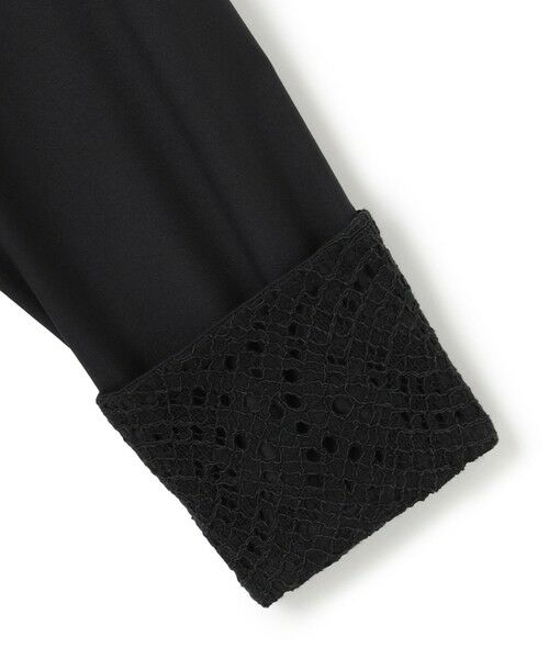 L size ONWARD(大きいサイズ) / エルサイズオンワード シャツ・ブラウス | 【洗える】 レースコンビブラウス | 詳細14