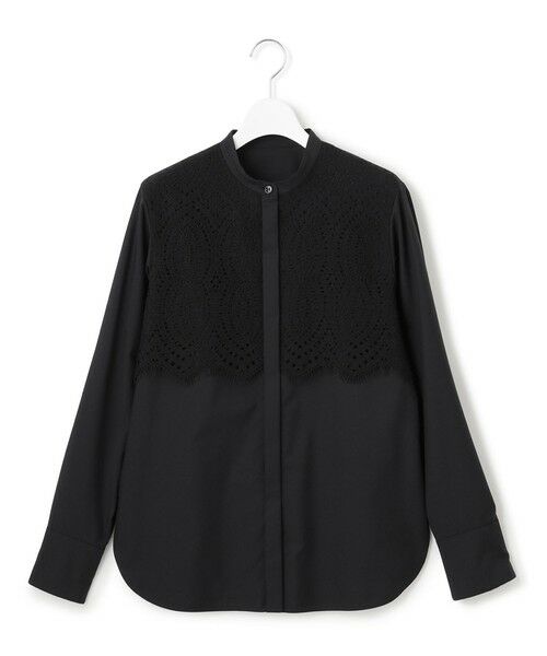 L size ONWARD(大きいサイズ) / エルサイズオンワード シャツ・ブラウス | 【洗える】 レースコンビブラウス | 詳細9