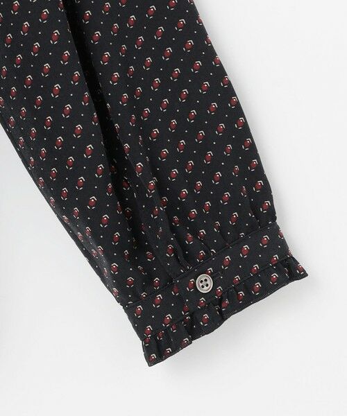 L size ONWARD(大きいサイズ) / エルサイズオンワード シャツ・ブラウス | スエード幾何プリント ブラウス | 詳細12