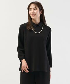 L size ONWARD(大きいサイズ) / エルサイズオンワード シャツ・ブラウス | 【セットアップ対応・2way】セラテリーダブルクロス ブラウス