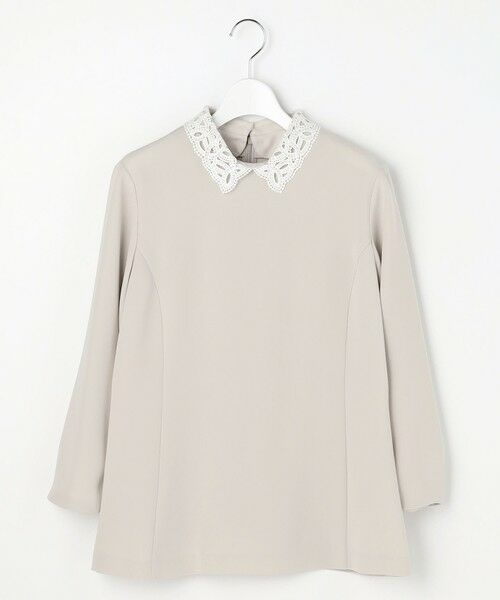 L size ONWARD(大きいサイズ) / エルサイズオンワード シャツ・ブラウス | 【セットアップ対応・2way】セラテリーダブルクロス ブラウス | 詳細8