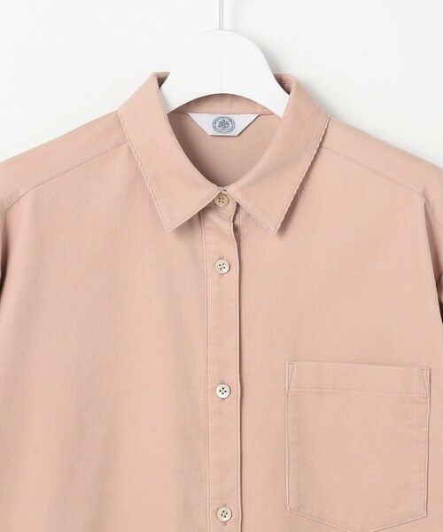L size ONWARD(大きいサイズ) / エルサイズオンワード シャツ・ブラウス | スプリングシャツコール コーデュロイ シャツ | 詳細9