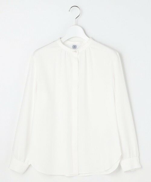 L size ONWARD(大きいサイズ) / エルサイズオンワード シャツ・ブラウス | ヌーディスバックサテン ブラウス | 詳細7